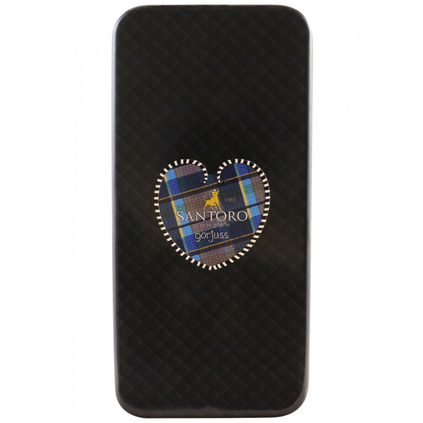 Futrola za olovke metalna GORJUSS TARTAN Ruby (Yellow) 