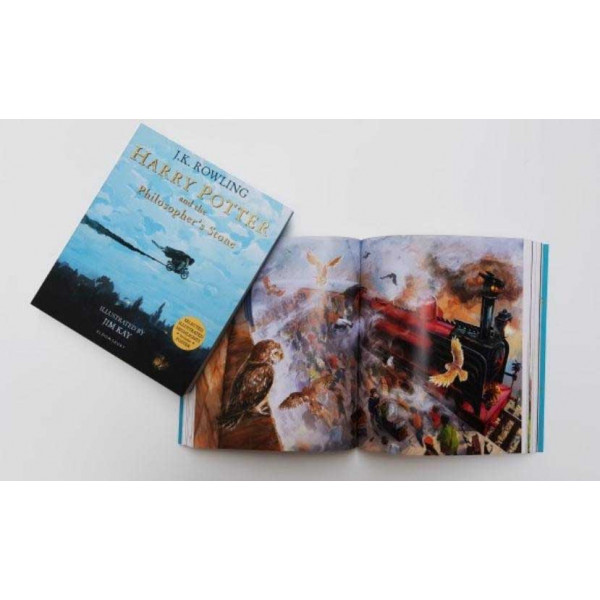 HARRY POTTER PHILOSOPHERS STONE ILLUSTRATED pb 