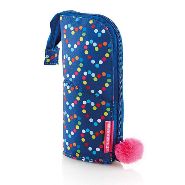 Futrola za olovke LOVE DOTS sa džepom za sitan pribor 