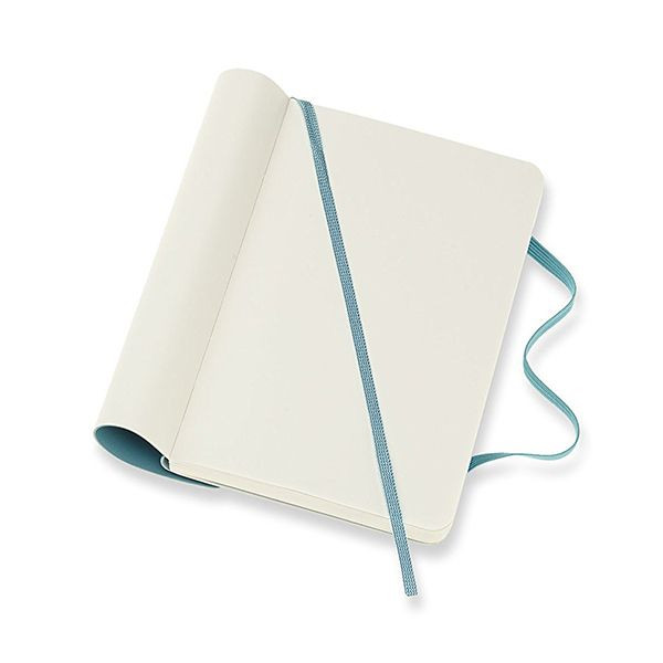 Notes MOLESKINE 9x14 cm Svetlo plava (meke korice, beli listovi) 