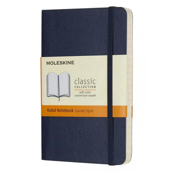 Notes A5 CLASSIC MOLESKINE Softcovers, svetlo plavi 