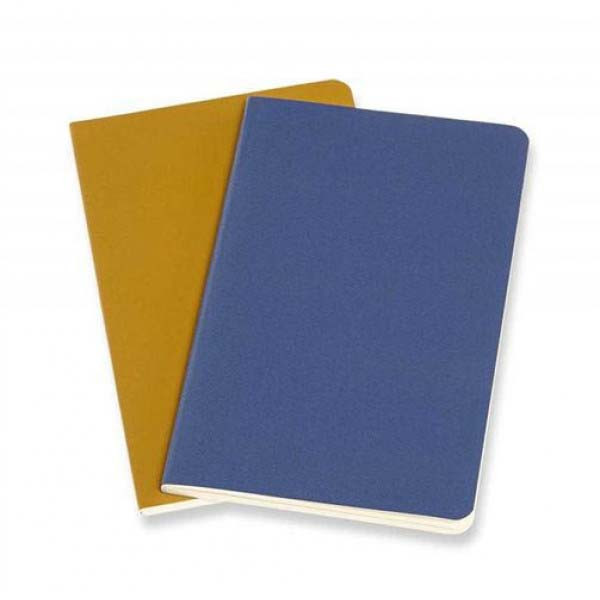 Notes VOLANT MOLESKINE Set od 2, Ruled, plava/žuta 