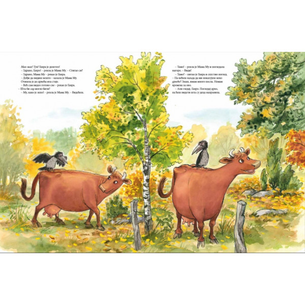 Mama Mu PRAVI KUĆICU NA DRVETU 