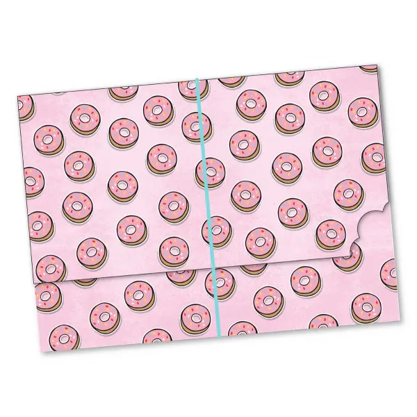Fascikla A4 DONUTS pink 
