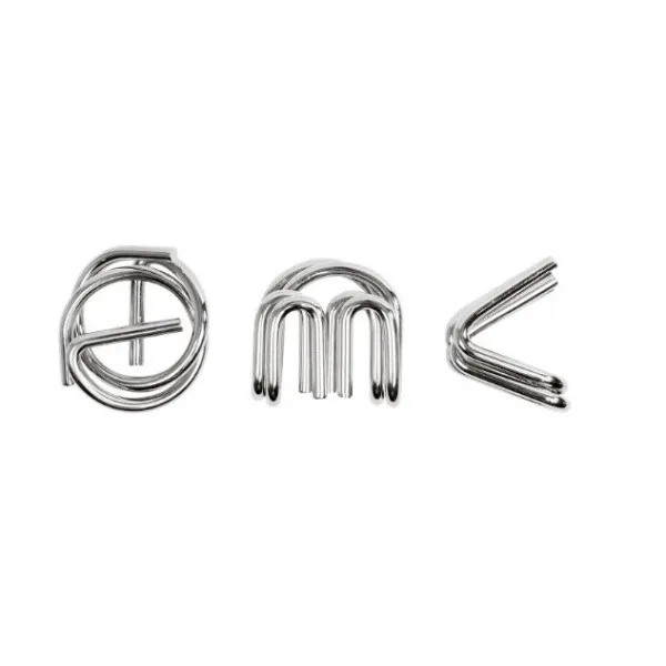 PROFESSOR PUZZLE                    IQ puzle E= MC2 METAL PUZZLES 