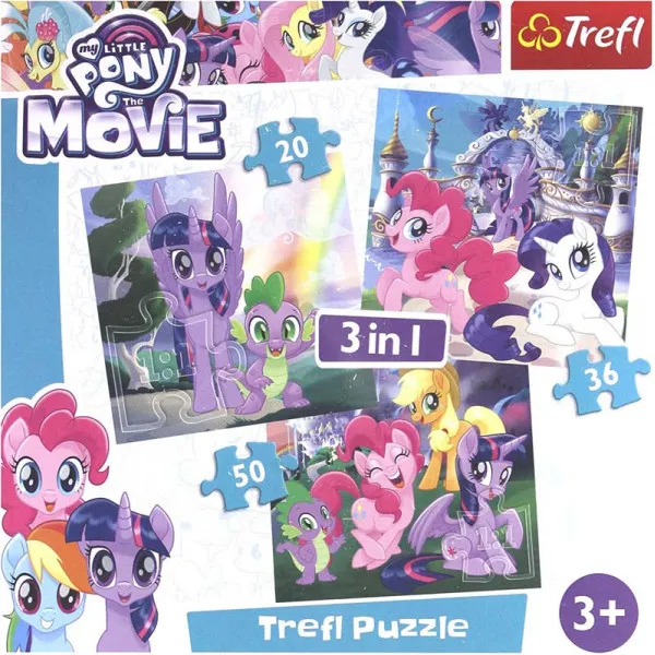 Puzzle 3 u 1 TREFL My Little Pony 
