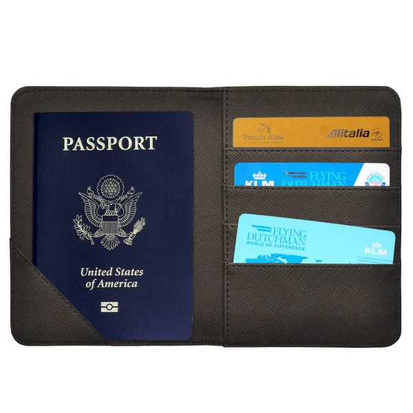 Futrola za pasoš RFID BLOCKING Black 