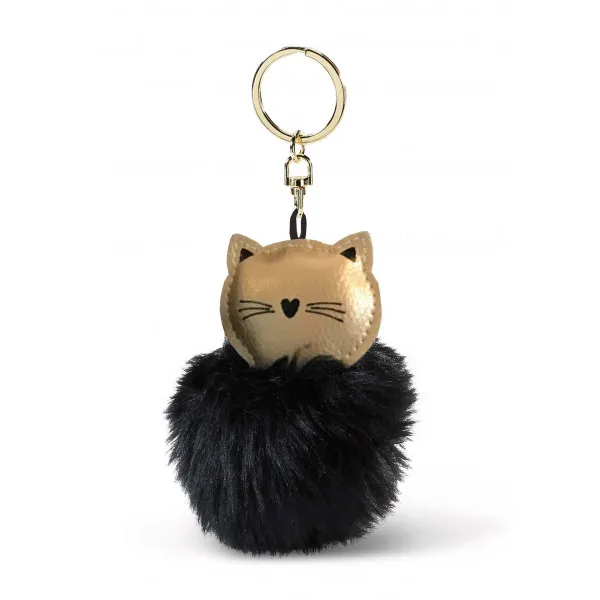 Privezak za ključeve CAT WITH POMPON 
