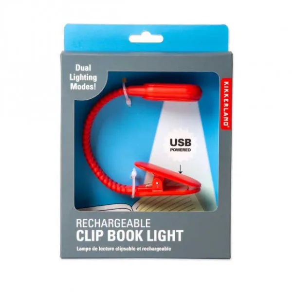 Lampica za čitanje -USB crvena 
