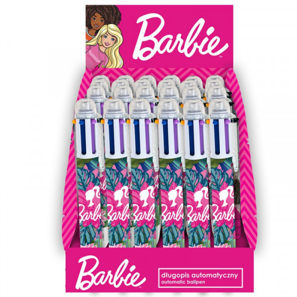 Hemijska olovka sa mastilom u više boja BARBIE 