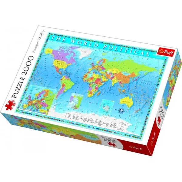 Puzzle TREFL Political Map Of The World 2000 