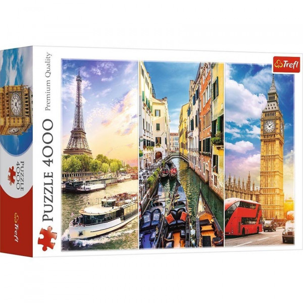 Puzzle 4000 TREFL Trip Around Europe 