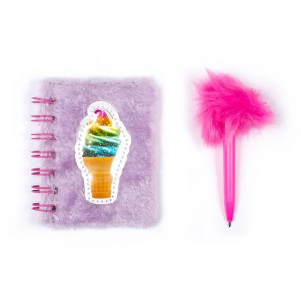 Notes PLUSH JOURNAL WITH FUZZY PEN 