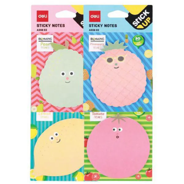Stiker blok VOĆKICE 76×76mm - 4 dezena 