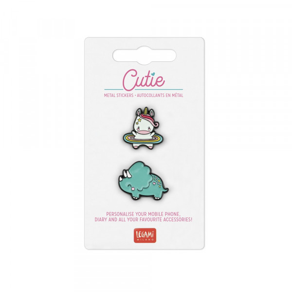 Set ENAMEL STICKERS UNICORN 