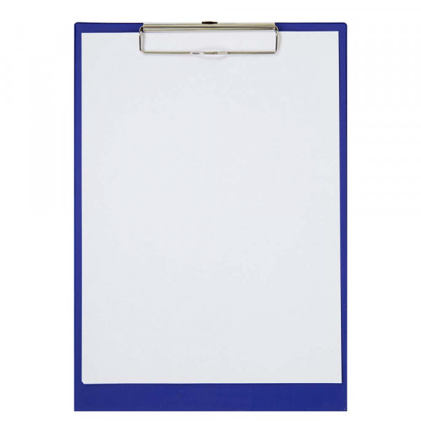 Mapa sa klipsom plastificirana A4 plava 