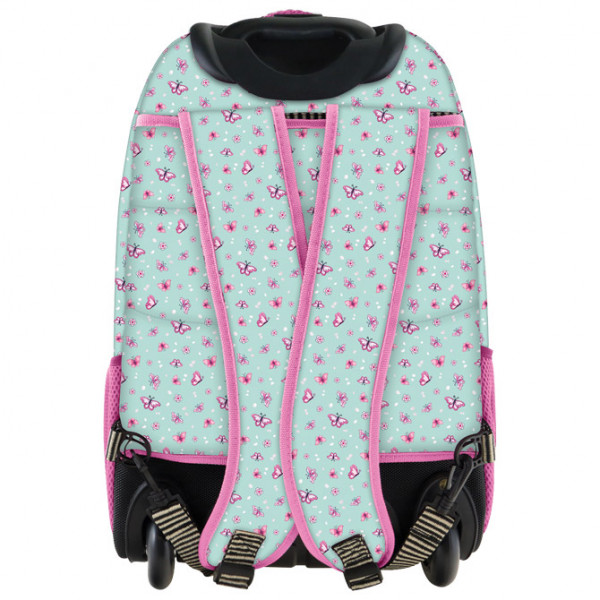 Ranac školski sa točkićima GORJUSS SPARKLE & BLOOM Cherry Blossom 