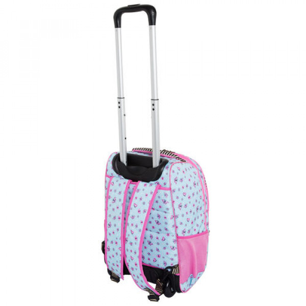 Ranac školski sa točkićima GORJUSS SPARKLE & BLOOM Cherry Blossom 