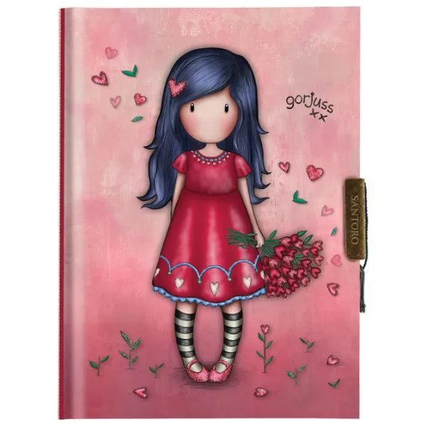 GORJUSS Sveska na zaključavanje LOVE GROWS 
