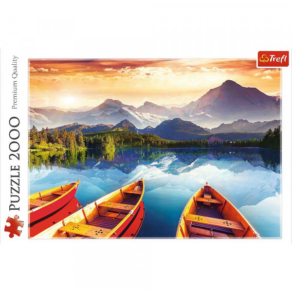 Puzzle 2000 TREFL Crystal lake 