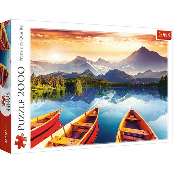 Puzzle 2000 TREFL Crystal lake 