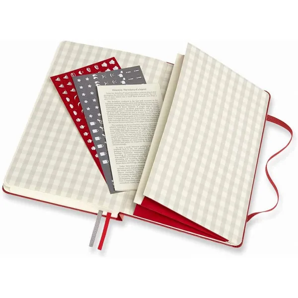 Notes Recipe Journal A5 MOLESKINE 13x20 cm Crveni (tvrde korice) 