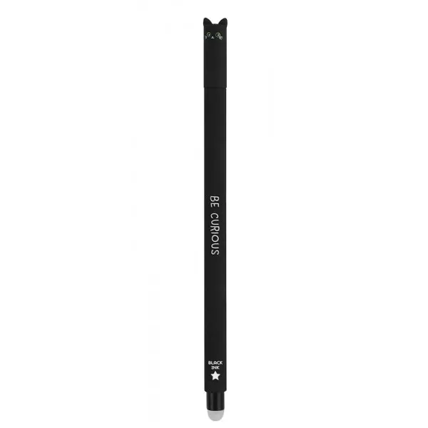 Hemijska olovka ERASABLE CAT BLACK Piši-Briši 