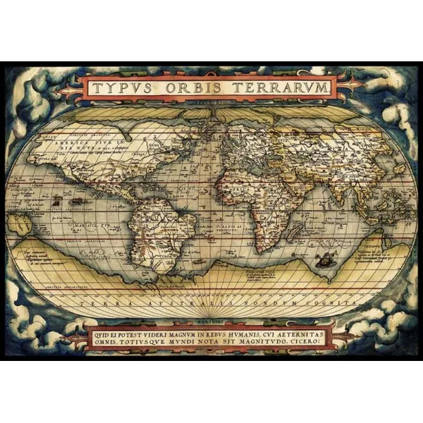 Puzzle THE FIRST MODERN ATLAS 1570 3000 kom 