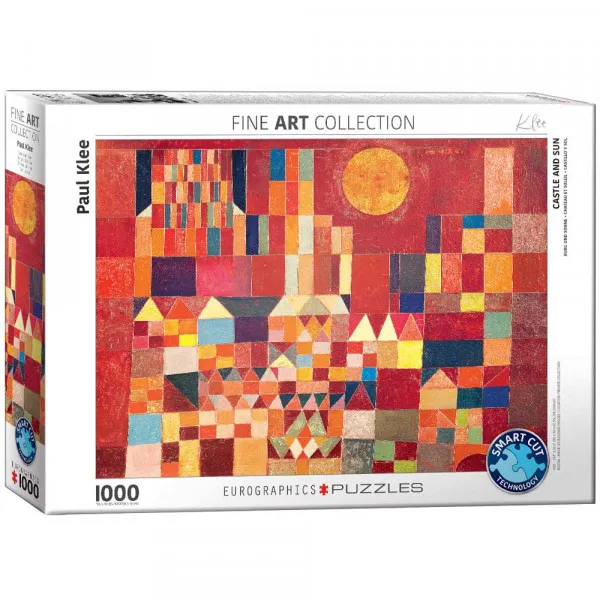 Puzzle CASTLE AND SUN BY PAUL KLEE 1000 kom 