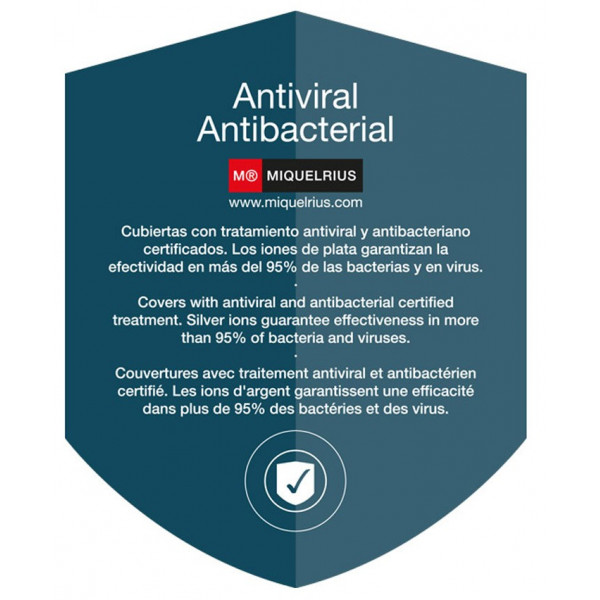 MIQUELRIUS antibakterijska sveska A4 - PINK 