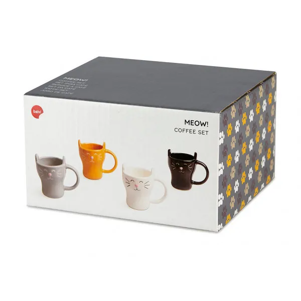 Set četiri šoljice za espresso MACE 90ml 