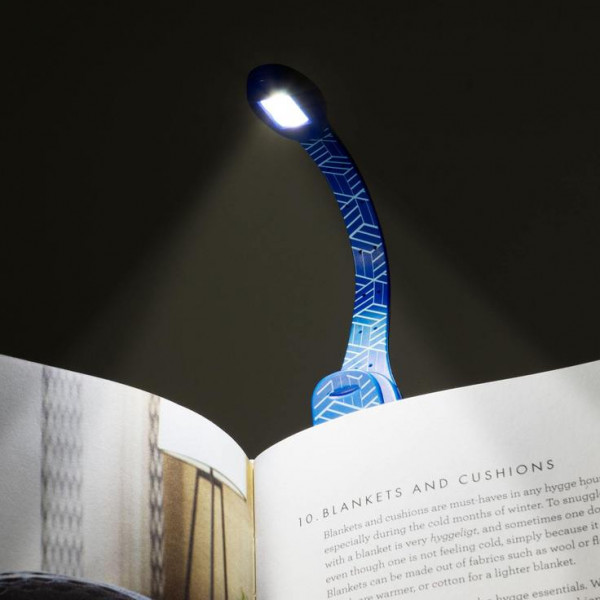 Lampica za knjige FLEXILIGHT XTRA Blue hexagonal 