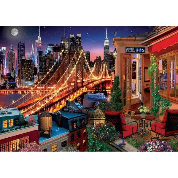 Puzzle BRUKLINSKA TERASA 1500 kom 