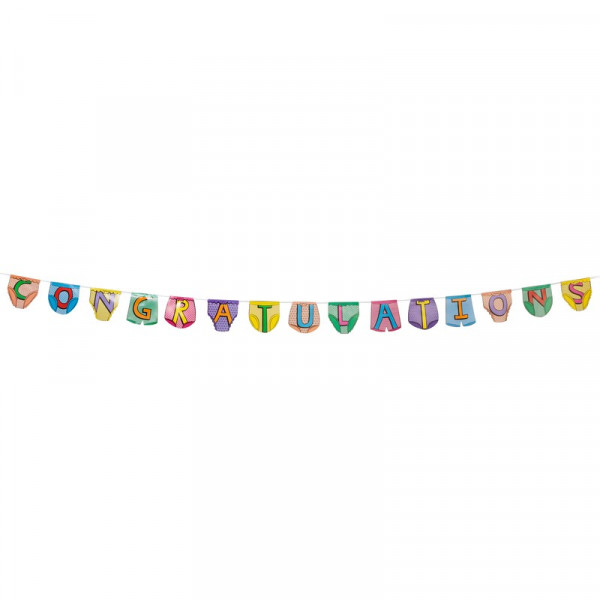 Rođendanske zastavice CONGRATULATIONS 