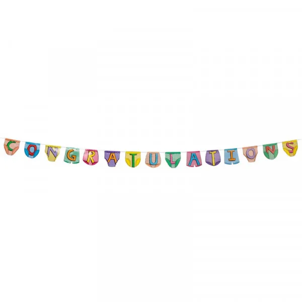 Rođendanske zastavice CONGRATULATIONS 