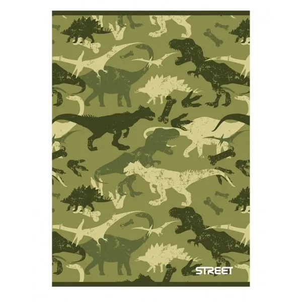 DINOSAURS SVESKA A4/54L/LINIJE SA MARGI 