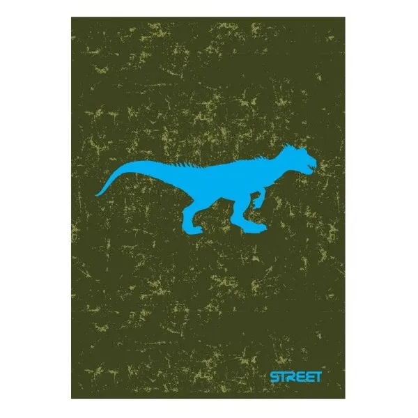DINOSAURS SVESKA A4/54L/LINIJE SA MARGI 