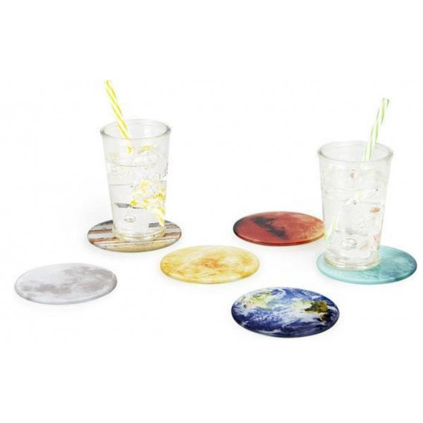 Stakleni podmetači za čaše 