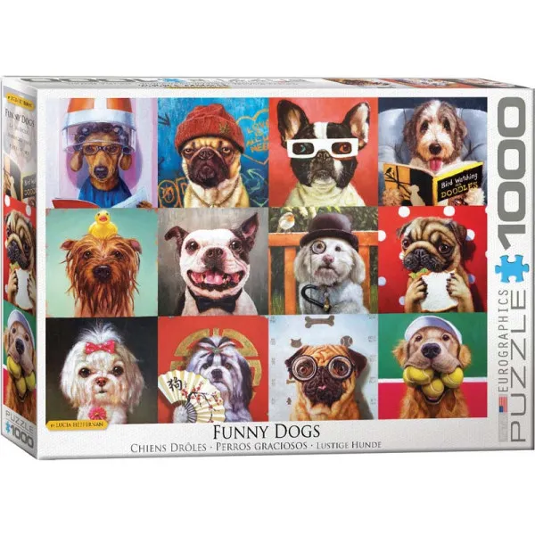 Slagalica FUNNY DOGS - 1000 kom 