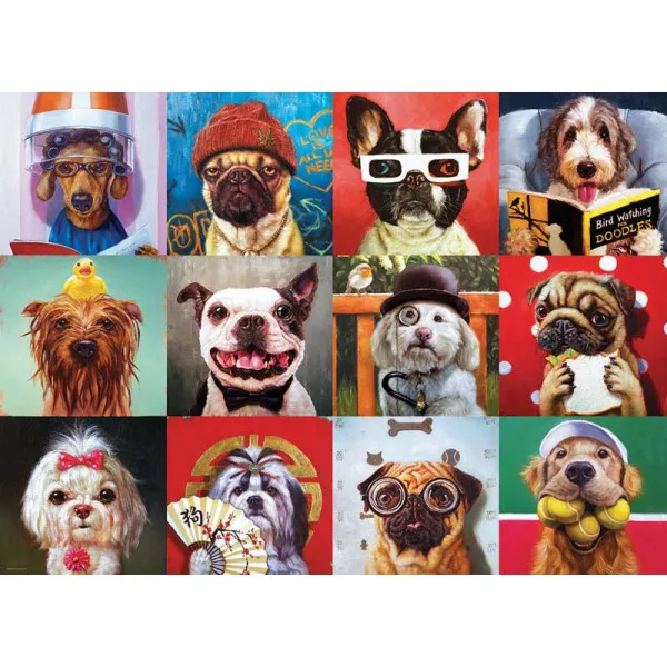 Slagalica FUNNY DOGS - 1000 kom 