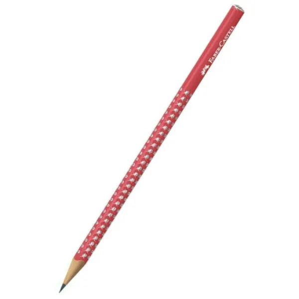 FABER CASTELL grafitna olovka SPARKLE CANDY - CRVENA 