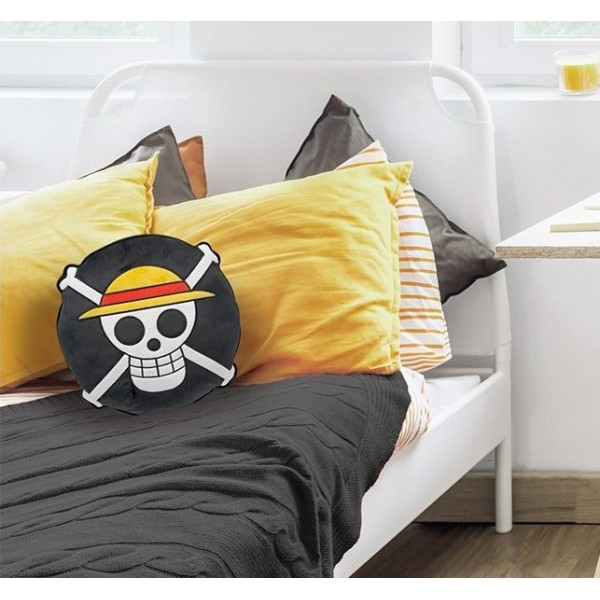 ONE PIECE okrugli jastuk SKULL 