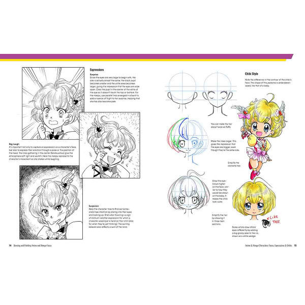 DRAWING AND PAINTING ANIME AND MANGA FACES 