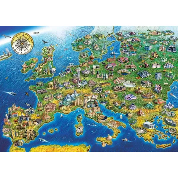 Puzzle 2000 WONDERS OF THE WORLD 