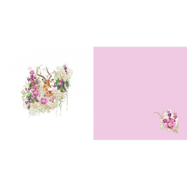 Čestitka ANTELOPE FLOWERS 