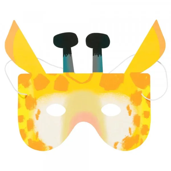Maske za lice PARTY ANIMALS 8 kom 
