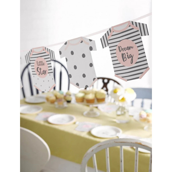 Girlanda BORN TO BE LOVED PINK 3,5m 