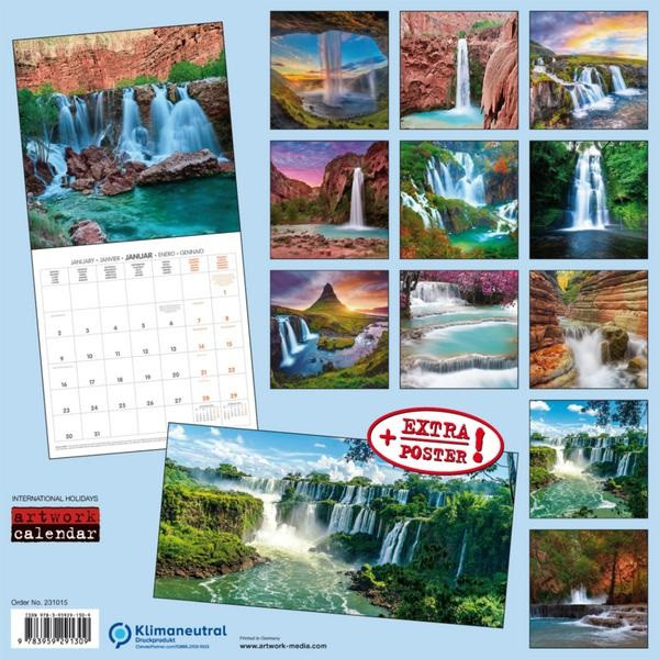 Zidni kalendar 2023 - VODOPADI 