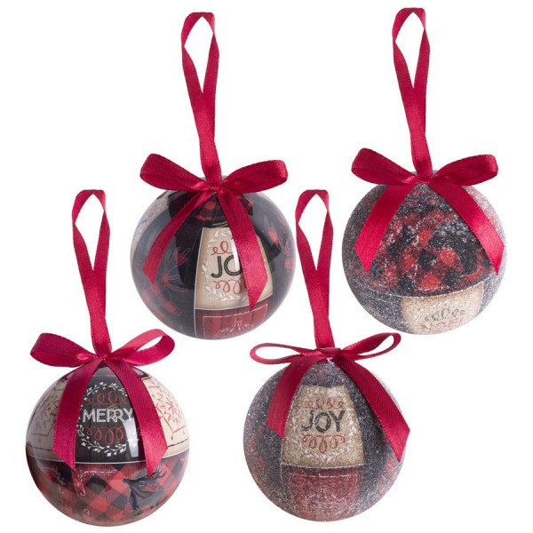 Novogodišnja kugla KOCKE - 7,5cm 