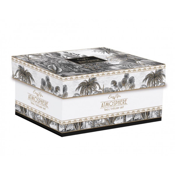 Čajnik sa dve šolje RETRO JUNGLE 